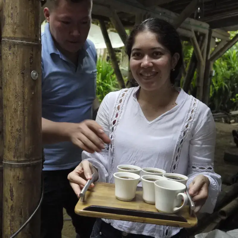 Cata en la granja