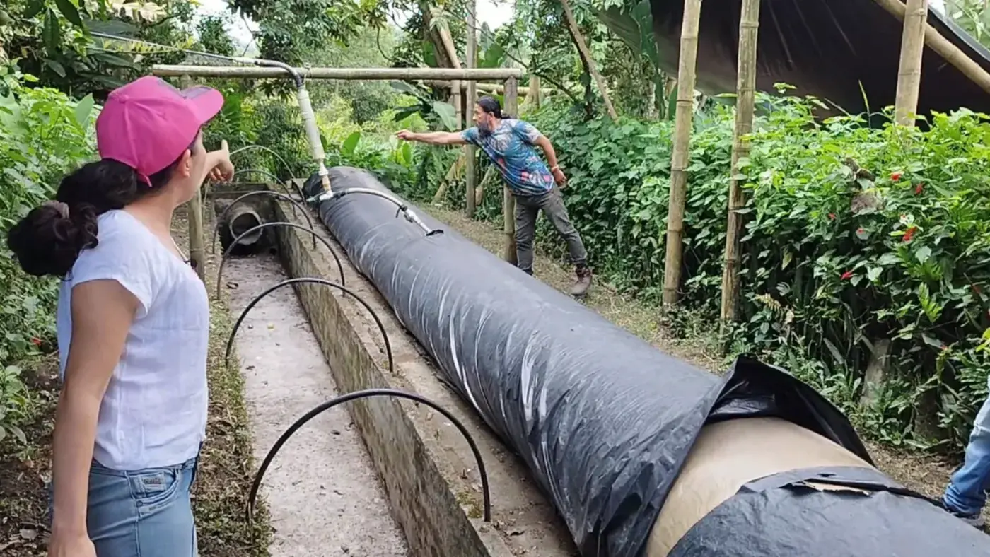 Biodigestor de la granja